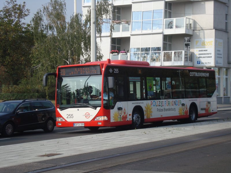 Bus 255 am 22.09.09 auf dem Stadtring .