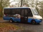 Kleinbusse/3390/ersatzbus-nach-madlow-am-081108-in Ersatzbus nach Madlow am 08.11.08 in der Wendeschleife Sportzentrum .