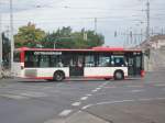 Bus 250 am 12.08.09 auf der Kreuzung Bahnhofstrasse/Stadtring/Thiemstrae .
