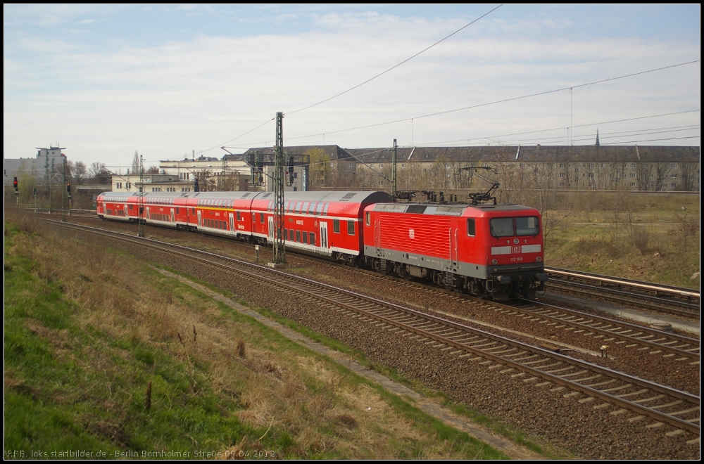 DB Regio 112 188 mit dem RE zu n�chsten Halt Bln.-Gesundbrunnen (gesehen Berlin Bornholmer Str 09.04.2012)