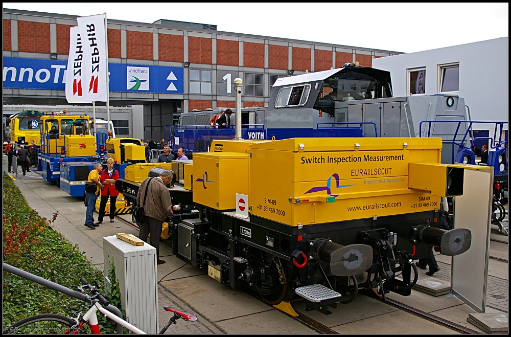EURAILSCOUT SIM-09 ist ein Schienenpr�fsystem (INNOTRANS 2010 Berlin 21.09.2010)