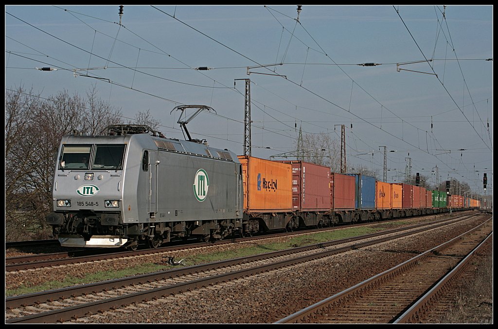 ITL 185 548-5 mit Containerzug (Nuthetal-Saarmund 23.03.2010)