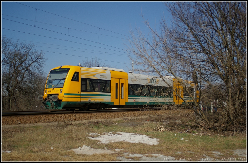ODEG 650.71 / 650 071-3 als OE36 nach Bln.-Lichtenberg (gesehen Berlin Wuhlheide 23.03.2012)