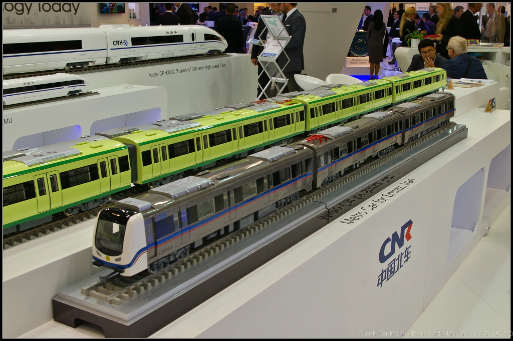 Model of CNR Metro Car L 0111 for Shiraz, Iran.

Das Modell des Zugs war auf dem Messestand von CNR auf der InnoTrans 2014 in Berlin zu sehen.