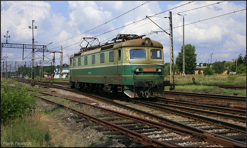 CD 182 071-1 solo. Es ist eine Gleichstromlok f�r 3 kV (Kostrzyn, 06.08.2009)