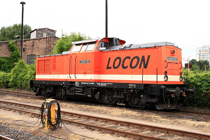 LOCON 202 in der Mittwochsruhe (NVR-Nummer 98 80 3201 222-7 D-LOCON, Berlin N�ldnerplatz, 03.06.2009).