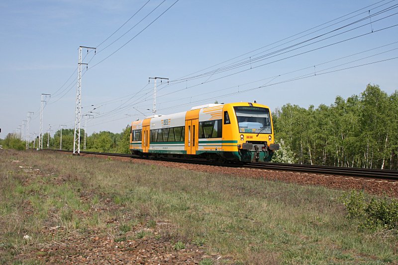 ODEG-RegioShuttle auf Dienstfahrt (Berlin Wuhlheide, 24.04.2009).