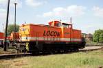 LOCON 101 / 345 028-5 'Rita' wartet auf neue Aufgaben (Berlin N�ldnerplatz, 10.05.2009).