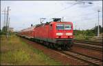DB 143 569-2 mit der RB14 Senftenberg (DB Regio AG - RL Nordost Cottbus, ZWS/ZDS/FMZ/TAV; gesichtet Berlin Schönefeld, 08.08.2009)
<br><br>
Update: 12/2015 in in Hamm Rbf z; ++ 24.06.2016
