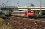 DB Fernverkehr 101 091-7 mit dem CNL 450  Perseus  nach Paris Est (Berlin Sch�nefeld, 22.08.2009)