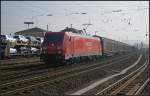 RAILION DB Logistics 185 249-0 und gemischtem G�terzug (gesehen Bebra 14.10.2010)
