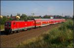 DB Regio 114 024-3 mit dem RE3 nach Wünsdorf-Waldstadt am 14.09.2012 in Berlin Bornholmer Straße