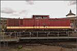 Auf der Drehscheibe des Betriebsbahnhof Sch�neweide drehte WFL 18 / 110 101 / 201 101-3 w�hrend des 15.