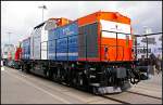 NbE 203 160-7 ETCS Solutions (NVR-Nummer 92 80 1203 160-7 D-NBEG, ex MWB, ex Thales, ex ALS, ex PRESS, ex RS, ex SiCG, ex SRJ, ex SFZ, ex DB 202 637-5, ex DR 112 637-4, ex DR 110 637-6; vermietet an