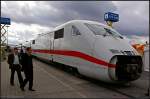 DB 410 101-0 pr�sentierte sich ein wenig schmutzig auf der Messe.