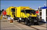 Der FriLiner der Firma SaZ aus der Tschechischen Republik ist ein universaler Zweiwege-Tr�ger, der f�r einen schnellen Wechsel der Aufbauten konzipiert ist (INNOTRANS 2010, gesehen Berlin 22.09.2010)