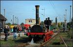 Die Dampflok welche Geschichte schreiben sollte: Adler beim rangieren am alten Bw N�ldnerplatz (Bahnhofsfest Berlin-Lichtenberg 03.10.2010)