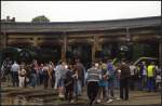 An der Drehscheibe war erwartungsgem�� viel Betrieb, bestaunt und genau betrachtet wurden 74 1230, 52 6666, 52 8173 und 18 201 (gesehen 10.09.2011 beim 8.