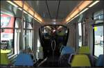 Inneneinrichtung des Citadis Dualis f�r die ter Pays de la Loire auf der InnoTrans 2012 in Berlin