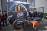 Die Firma Knorr-Bremse ist ebenfalls mit einem Stand auf dem Freigel�nde der InnoTrans 2012 vertreten