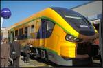 Pesa LINK f�r die Oberpfalzbahn auf der InnoTrans 2012 in Berlin.