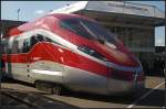 Modell des Hochgeschwindigkeitszuges Freciarossa 1000 f�r die Trenitalia auf der InnoTrans 2012 in Berlin.