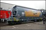 F-UFO 33 87 0689 079-9 Tanoos f�r den Getreidetransport stand auf dem Aussengel�nder der InnoTrans 2014 in Berlin