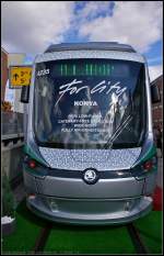 Frontansicht der von Skoda gebauten ForCity Classic f�r die t�rkische Stadt Konya.