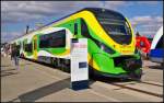 PR 222M-001 / 2 720 073-6 f�r die Regio Koleje Mazowieckie ist ein von newag gebauter zweiteiliger Dieseltriebzug, der auf der InnoTrans 2014 ausgestellt war    Webseite (english):