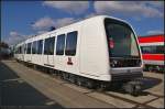 Bei dem Zug handelt es sich um einen f�hrerstandslosen Metro-Zug f�r Kopenhagen, gebaut von ANSALDOBREDA SPA.