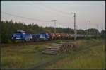 InfraLeuna 208 / 275 011-5  Wir bewegen was.  Sie und die Schwestermaschine IL 209 kamen zu sp�ter Stunde am 16.09.2014 mit einem Kesselwagen-Zug durch die Berliner Wuhlheide (NVR-Nummer 92 80 1275 011-5 D-LEUNA)