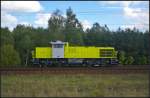 LOCON 275 119, Typ MaK G 1206, solo am 01.10.2013 durch die Berliner Wuhlheide (NVR-Nummer 92 80 1275 119-6 D-LOCON)