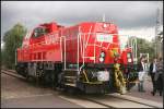 Die neueste bei northrail und schon in einer Fahrzeugausstellung: 260 508-7. Revision REV VTLT 19.08.2010, Serien-Nr. L04-10059, Baujahr 2010, Hersteller Voith (NVR-Nummer 92 80 1261 008-7 D-NTS, 10 Jahre Kombiwerk Magdeburg-Rothensee 17.09.2010)