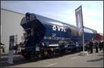 Waggon der Gattung Tagnpps f�r den Transport von Getreide auf der InnoTrans 2012 in Berlin.