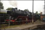 WFL 50 3610-8 macht sich mit ihrem Sonderzug bereit das Gelände zu verlassen (gesehen 10.09.2011 beim 8.