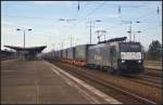 ERS Railways ES 64 F4-290 / 189 290-0 mit einem gemischtem G�terzug nach Ahrensdorf am 02.03.2013 in Berlin Sch�nefeld Flughafen (Class 189-VK, NVR-Nummer 91 80 6189 290-0-D-DISPO, angemietet von MRCE