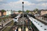Langsam f�llt sich der Bahnhof.